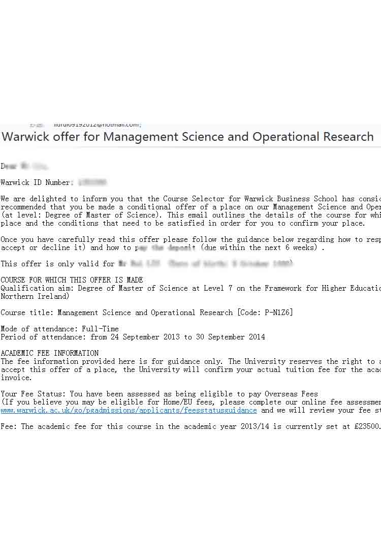 華威Warwick-Management-Science-and-Operational-Research