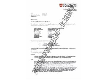 2018offer：恭喜胡同學獲得劍橋大學計算機科學專業碩士通知書