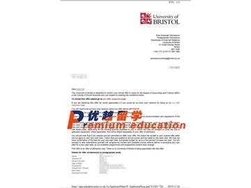 2020offer：恭喜孫同學獲得布里斯托大學(世界排名：49)會計與財務專業碩士通知書