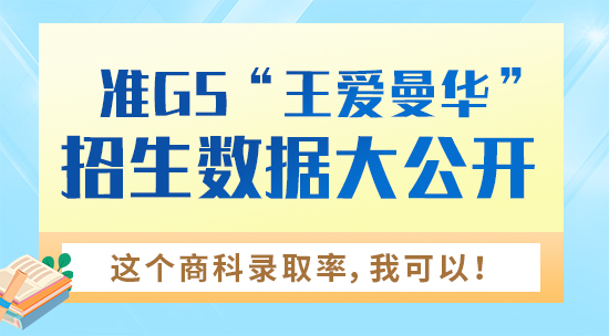 【申請干貨】準G5“王愛曼華”招生數據大公開！這個商科錄取率，我可以！(含視頻詳情）